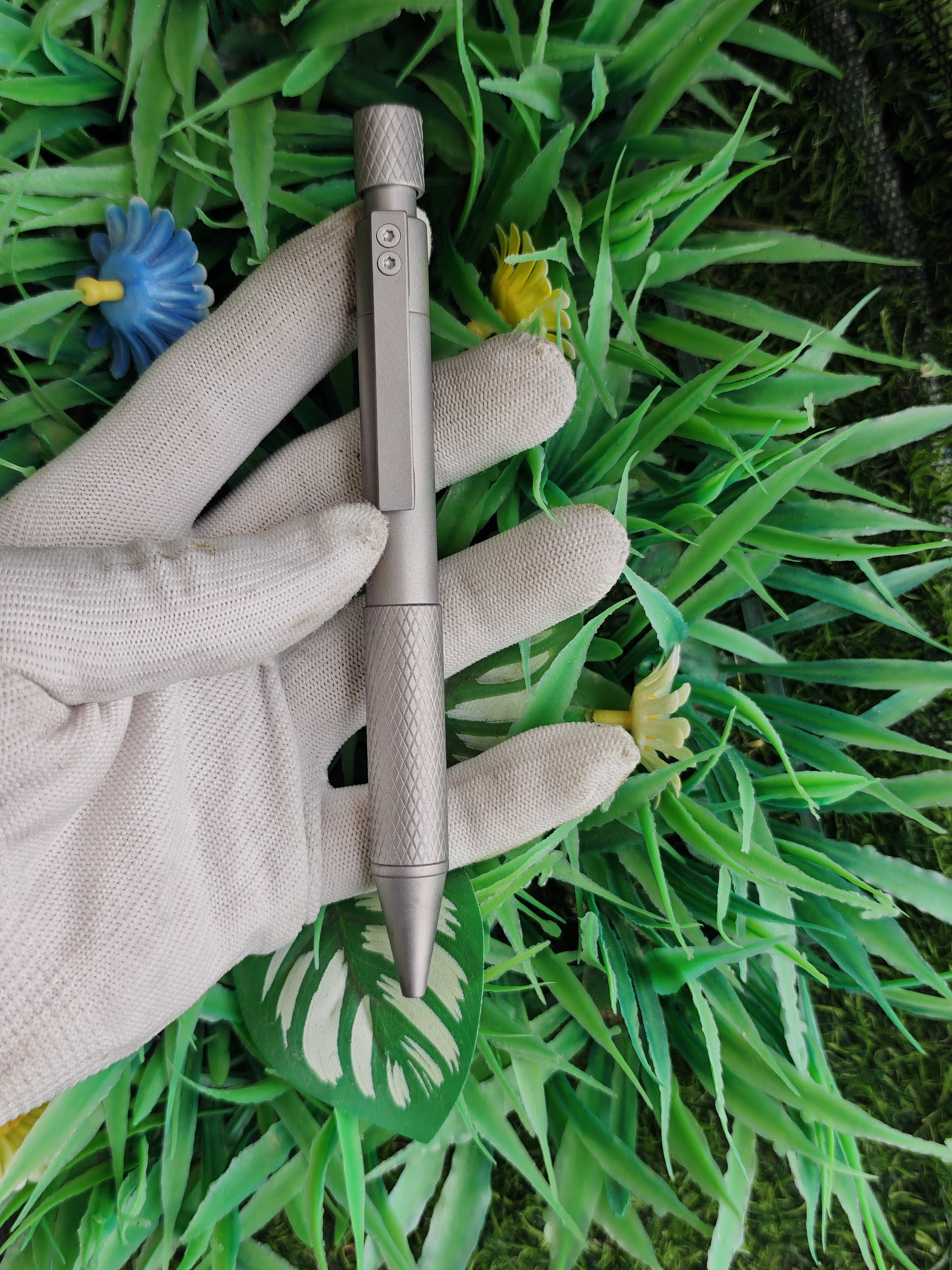 自制全金属钛合金顶旋出芯超粗13.5mm长粗大容量笔芯0.50.7 1.0笔