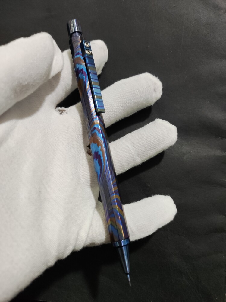 锆马自动铅笔 钛合金笔头  全金属