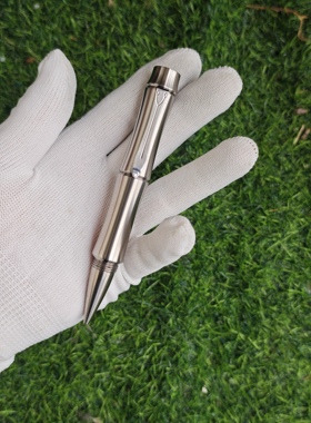 特制钛合金tc17超硬材料短款竹节战术笔edc钢笔中性笔耐用厚实