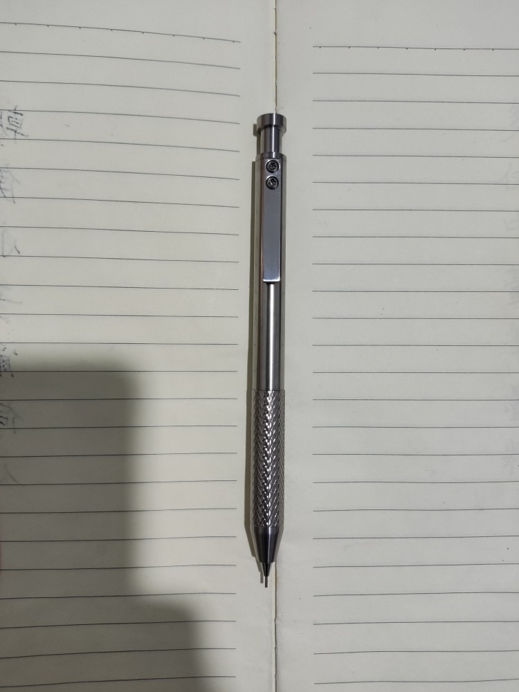 钛合金按动自动铅笔0.5笔铅  日本笔拆出铜笔头铜抓铅 塑料按动内