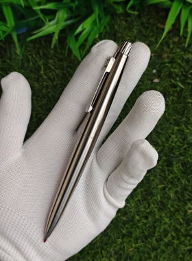 新品全钛合金tc4顶部旋转出芯结构中性笔自制组件凌美2000外形LM