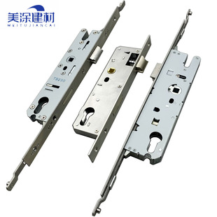 断桥铝合金门锁体锁芯平开门锁体85联动多点锁体hopo门锁可用92孔