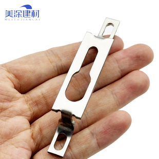 断桥铝合金阳台厨房推拉门锁扣卡扣螺丝扣锁座不锈钢移门锁配件