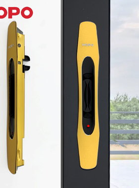 HOPO好博五金门窗配件重型推拉门锁426MA锁带钥匙移门锁铝合金锁