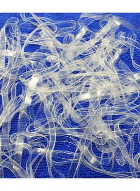 耐高温 防老化皮筋 各型号食品级环保纯透明白宽橡皮筋 牛皮筋