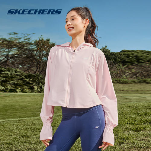SKECHERS(斯凯奇)|（新款）2024夏女连帽外套 P223W138-01L4