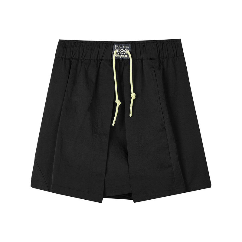 Skechers斯凯奇舒适外出通勤夏季新款休闲短裤女裤裙经典L324W035