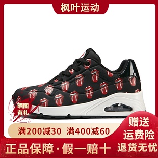 Skechers斯凯奇新款女鞋绑带休闲舒适百搭板鞋气垫运动鞋177964
