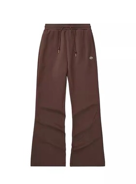 Skechers斯凯奇2024新款冬女士休闲舒适松紧腰针织长裤 L324W055