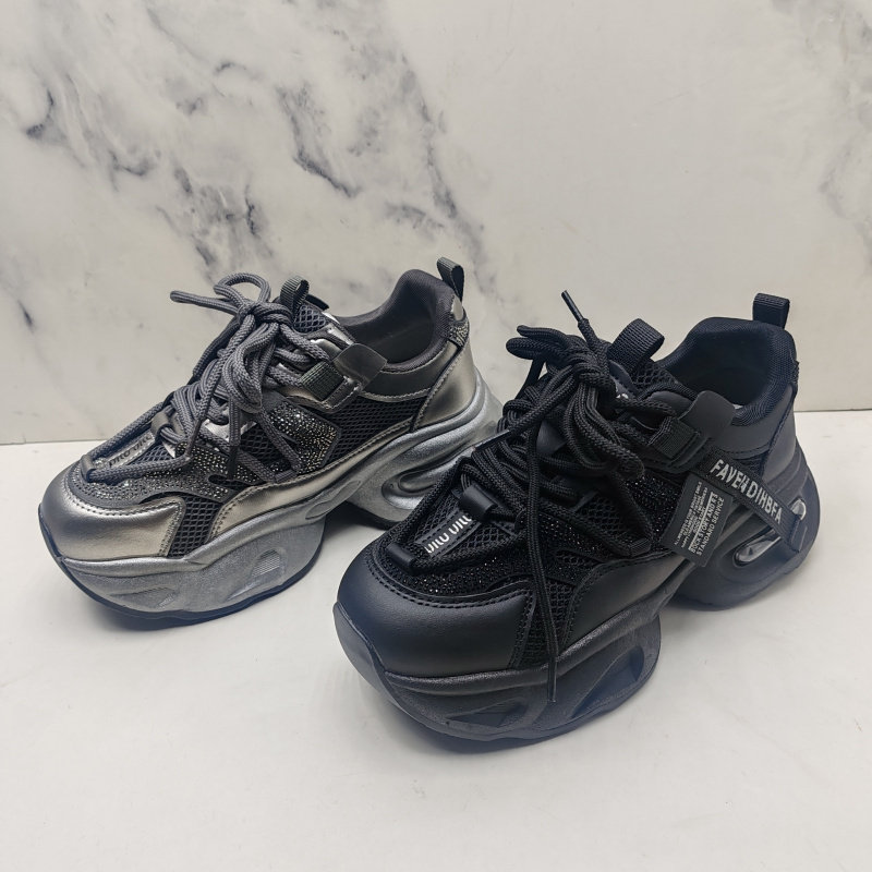 品牌撤柜2026春款运动风厚底增高老爹鞋女网面透气百搭休闲鞋潮鞋,女鞋,时尚休闲鞋,淘宝优惠券,粉丝福利购,淘宝优惠卷