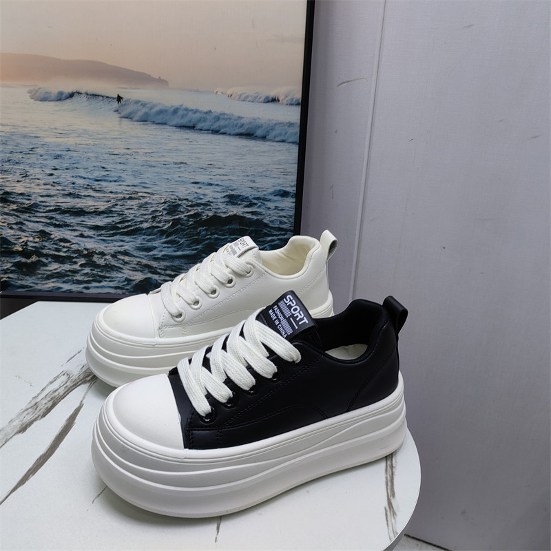 品牌撤柜2026春款休闲风厚底运动鞋女增高百搭舒适系带圆头鞋单鞋,女鞋,时尚休闲鞋,淘宝优惠券,粉丝福利购,淘宝优惠卷