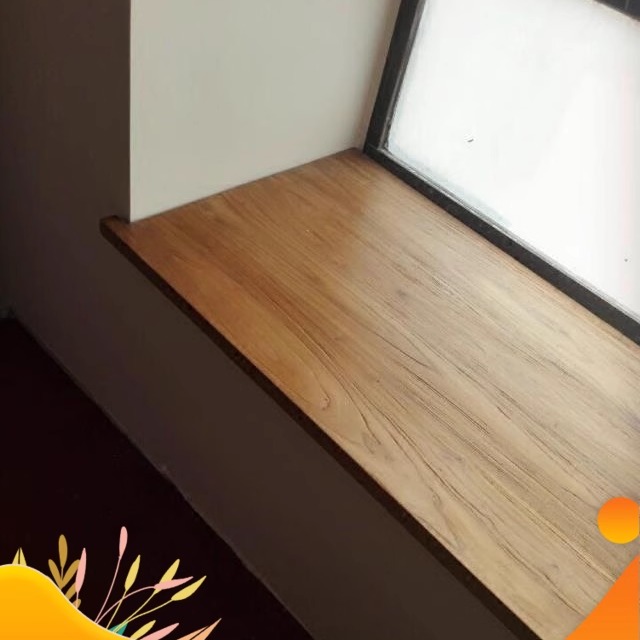 订做老榆木飘窗板窗台异形窗台板