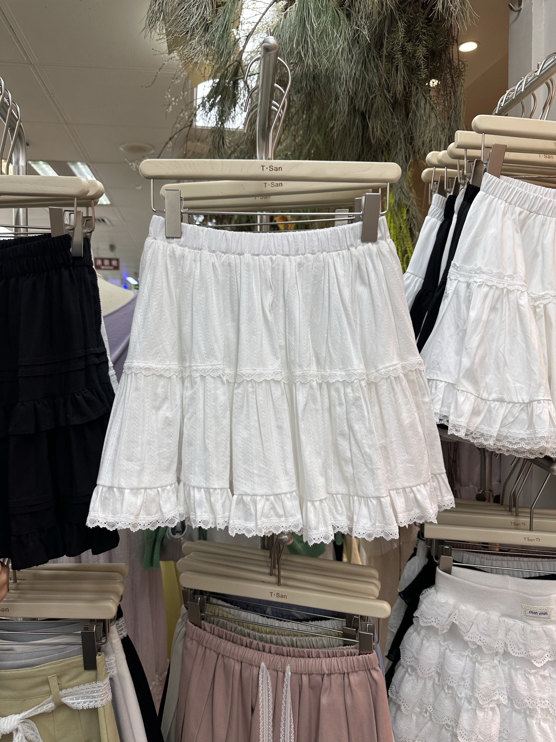 白色芭蕾半身裙女春季2025新款韩版甜美百搭显瘦松紧腰短裙裙子潮