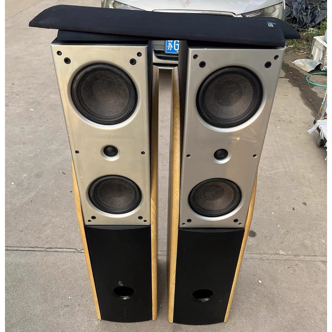 二手原装进口德国德高Metron 80发烧双6.5寸落地音箱家用HIFI音响