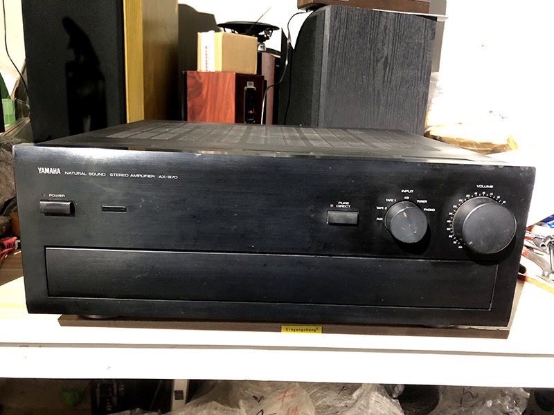 二手原装进口日本雅马哈AX-870纯功放机纯音乐HIFI立体声2声道