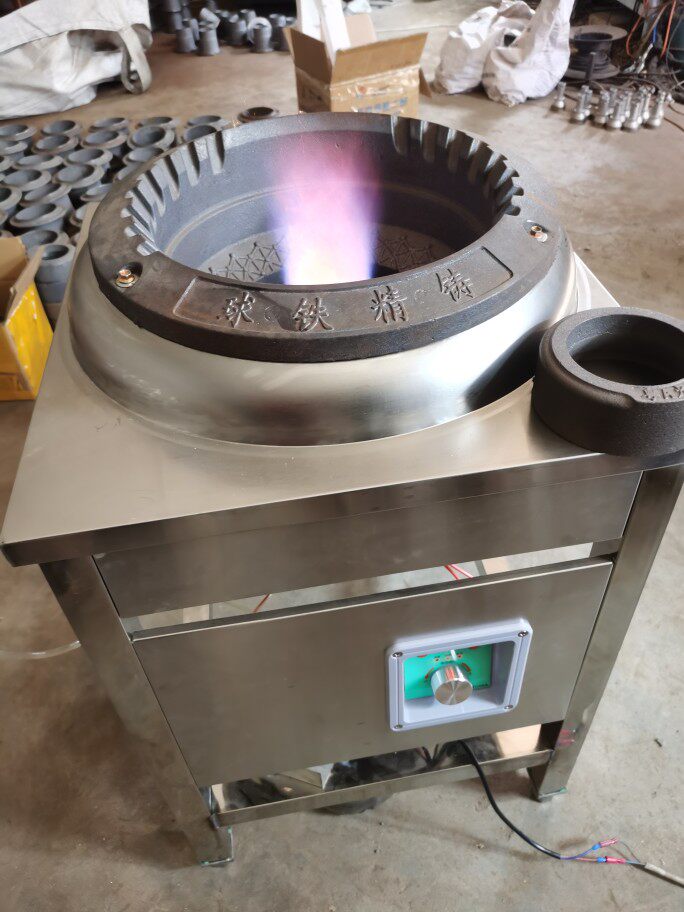 植物油甲醇白油通用粤火无分火赤电喷炉头单炒成品灶台60x60x90