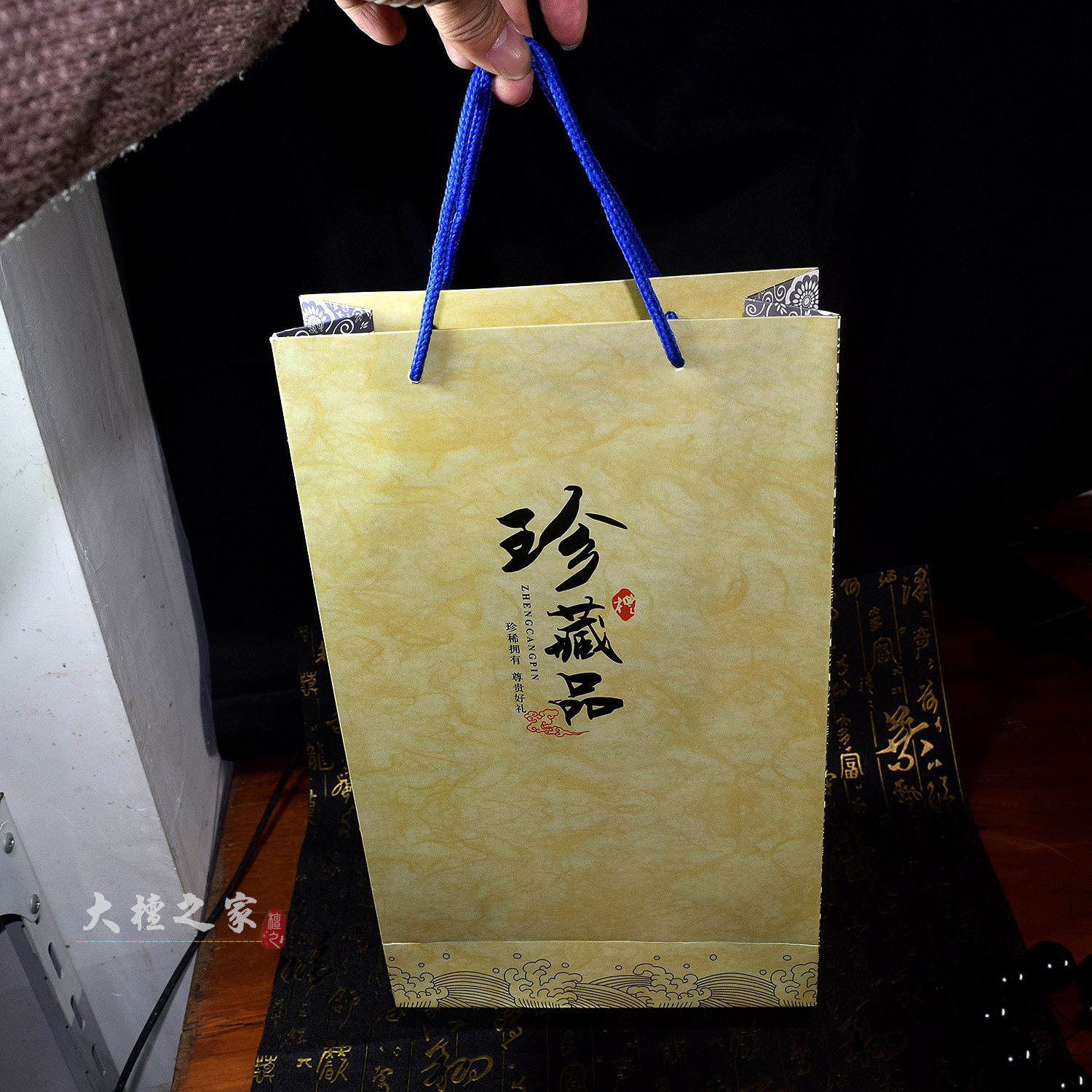 国风高端纸质手提礼袋超长手提袋