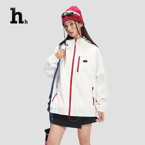 正品HH超好看冲锋衣女小个子2025新款春秋季防风透气夹克外套