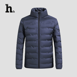 HH石墨烯羽绒服男款2025新款秋冬季保暖超轻薄款立领外套