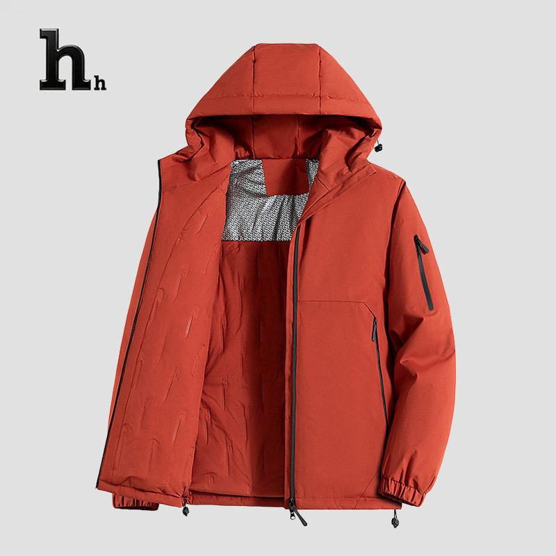 正品HH冲锋衣棉服男女款2025新款加绒加厚石墨烯保暖棉衣外套