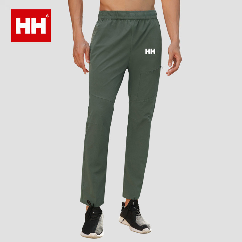 官方正品HH春秋款男士梭织修身直筒裤登山户外速干休闲长裤运动裤