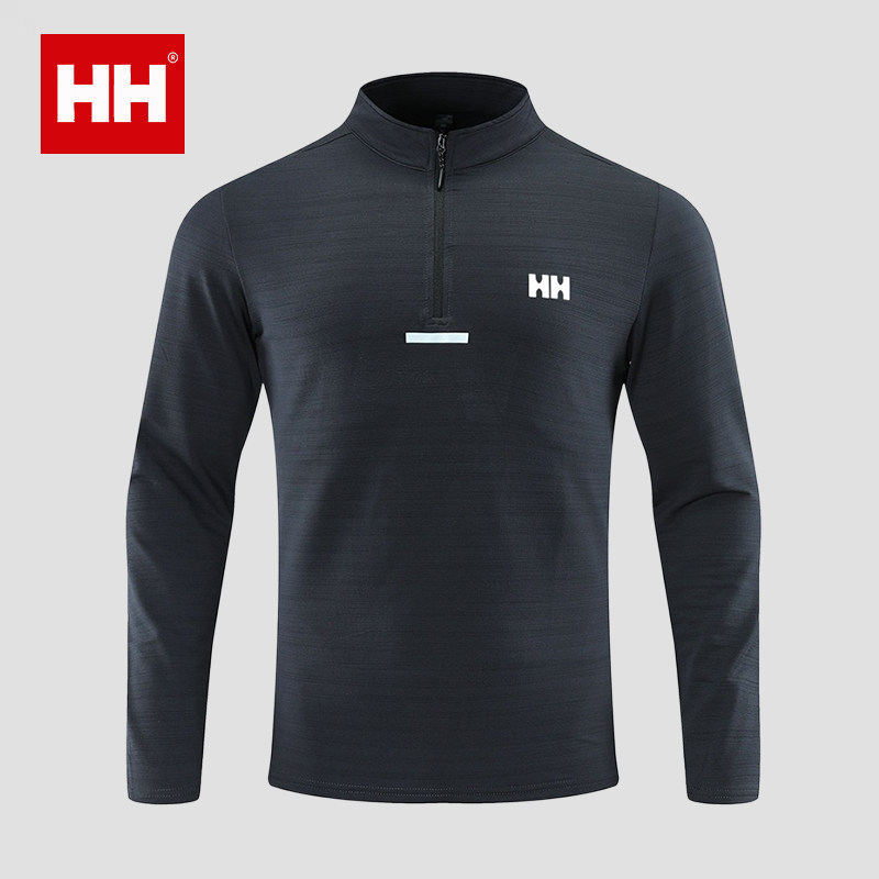 官方正品HH运动长袖t恤男春夏薄款卫衣跑步健身训练服透气速干衣