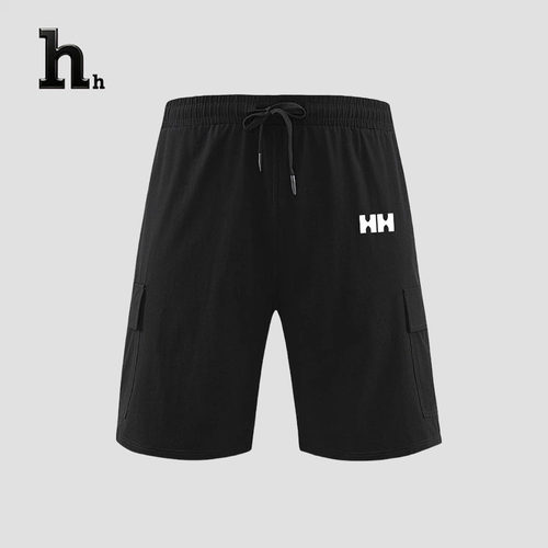 正品HH运动短裤男休闲工装夏季薄速干跑步训练健身宽松五分裤