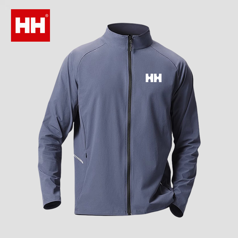 官方正品HH速干运动风衣外套男士春季户外骑行服跑步防风防水夹克