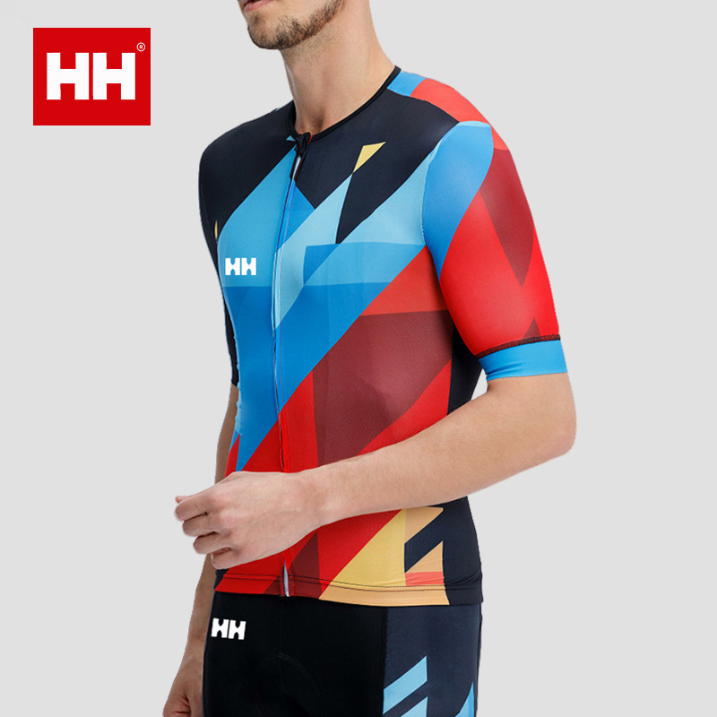 官方正品HH竞技高端连体骑行服短袖短裤公路山地车自行车骑行套装