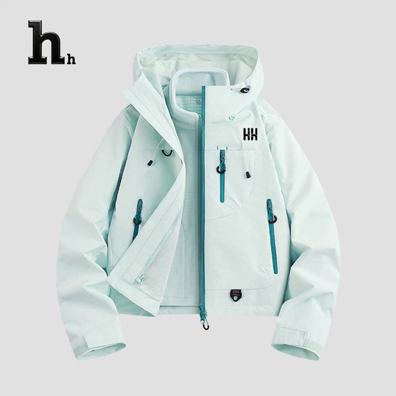 正品HH硬壳冲锋衣男女25秋冬户外登山服防风防水运动防晒外套图片