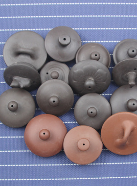 紫砂朱泥青花瓷路宝粗陶茶壶盖子马克杯盖子茶具配件单品一个价格