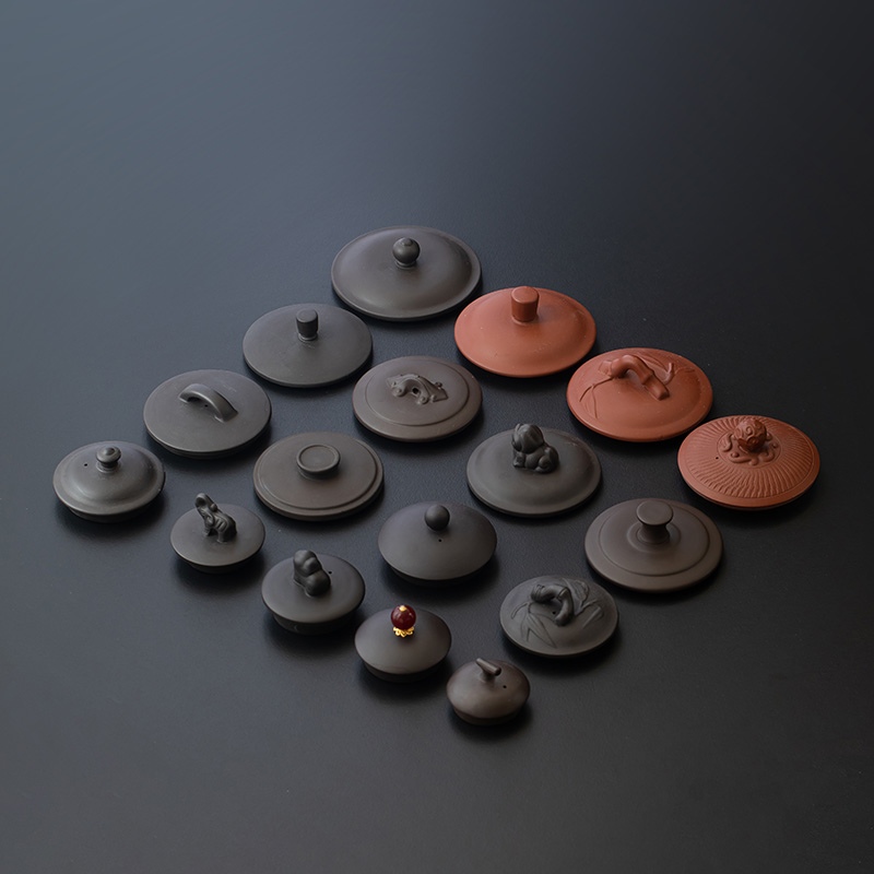 大号小号紫砂朱泥红茶壶杯子盖子