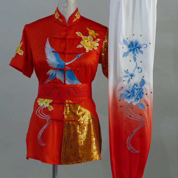 颐和迎春女刺绣武术服专业比赛