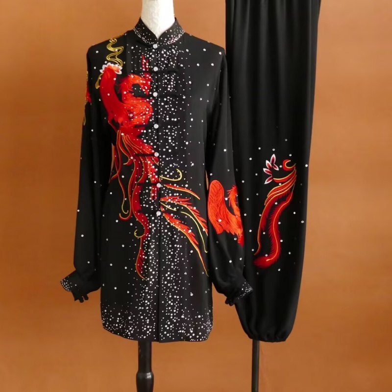 迎春新款太极拳比赛演出服男女