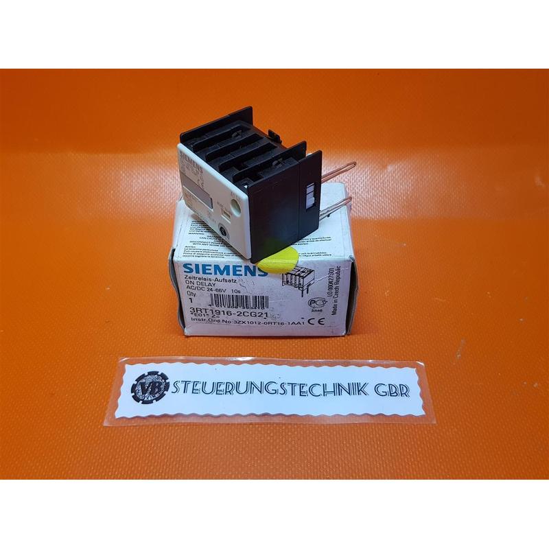 Siemens 3RT1916-2CG21 Time Relay Attachment