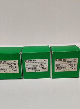 施耐德 EOCRSS-60S 电过流继电器 5-60A 24-240VAC/直流 3 件装