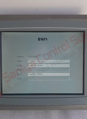 Mitsubishi Electric E1071 Touchscreen HMI 06015C