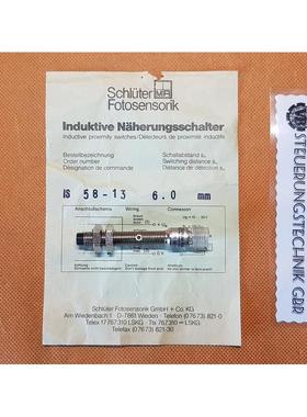 Schlüter Photosensor Inductive Proximity Switch Type: IS 58
