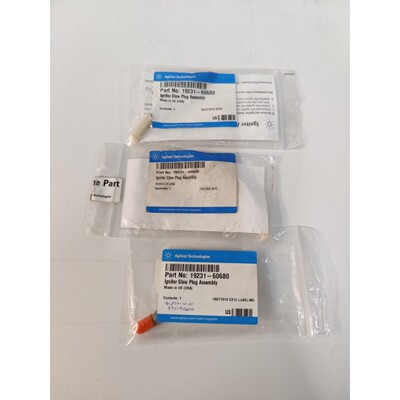 AGILENTPART NO 19231-60680 IGNITOR GLOW PLUG ASSEMBLY 批量 3