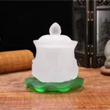 Красочный глазированный лотос гуньян отличный сострадание водяной чашка Будда набор инструментов для очистки воды чашка для водоснабжения