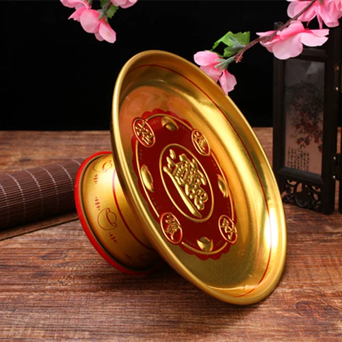 Буддийский храм высокий лотос, лотосные пластины сплав сплавны, диск богатства, диск, диск общественного снабжения для судоходства без фруктовых дисков