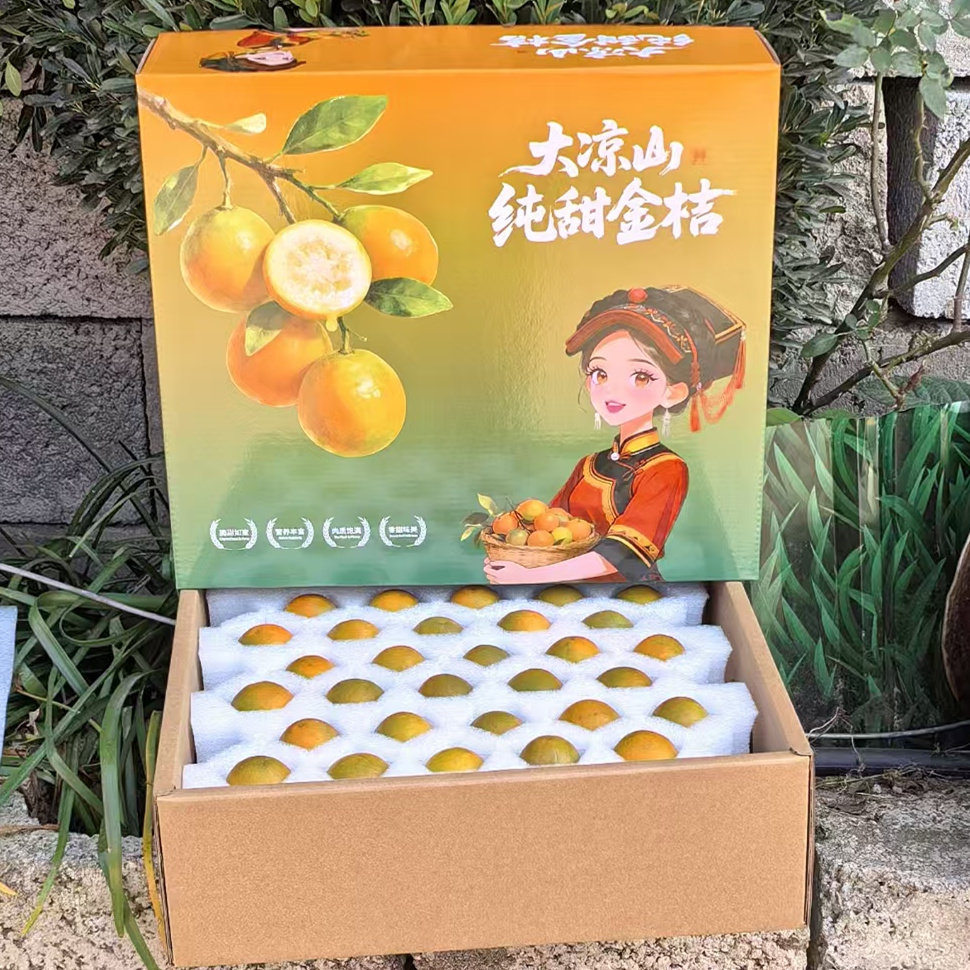纯甜无酸大凉山脆蜜金桔