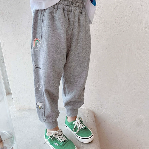 Штаны для девочек, осеннее детское термобелье, весенние повседневные брюки, в западном стиле