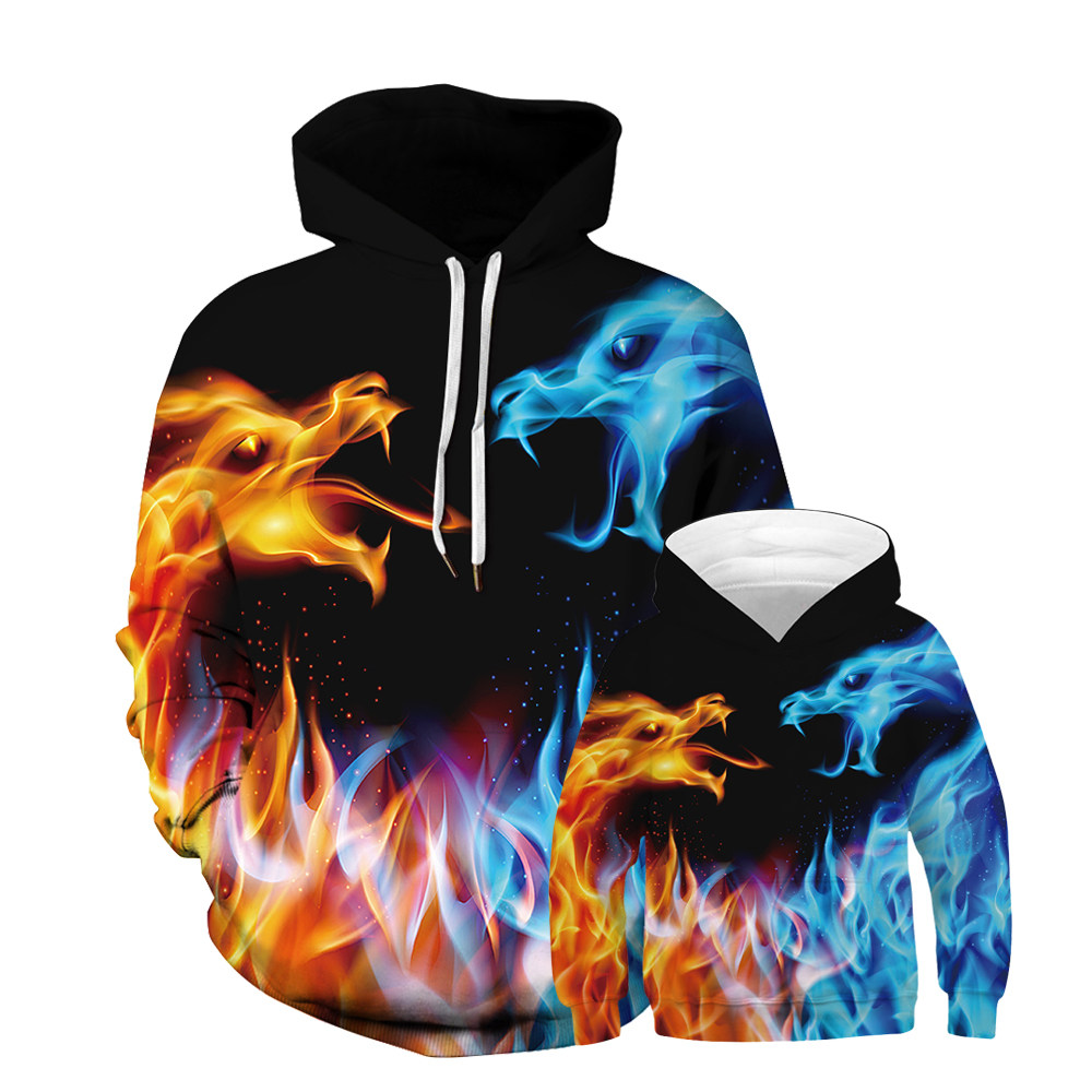 스파이더 맨 운동복 소년 후드 탑 아동복 아동복 애니메이션 무늬 부모-자식 의류 세 가족 옷