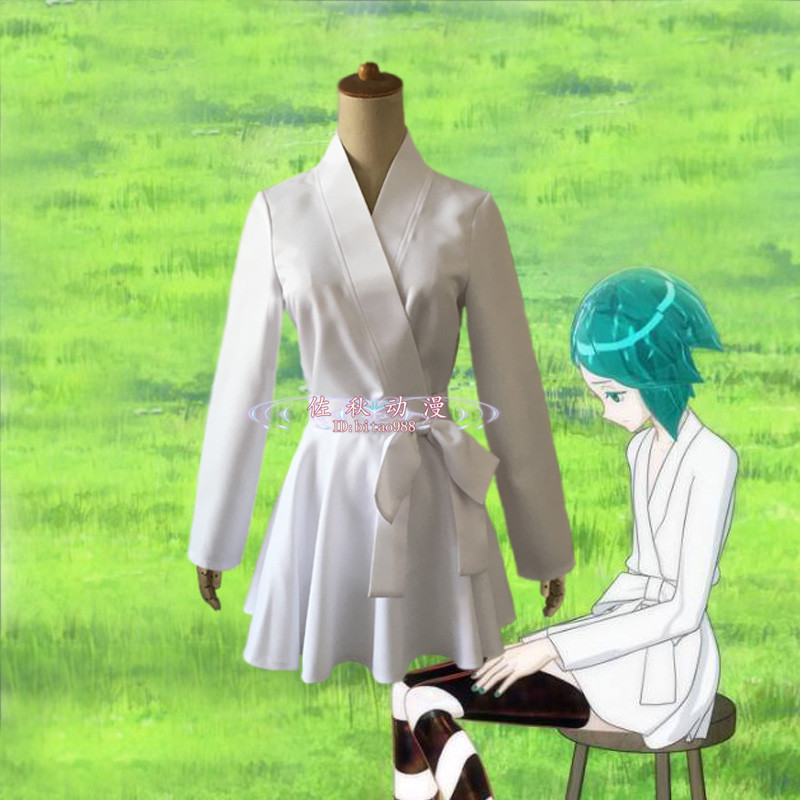 宝石之国cos磷叶石 睡袍裙cosplay服装