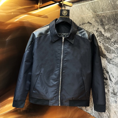 夹克外套夹克外套翻领秋冬修身