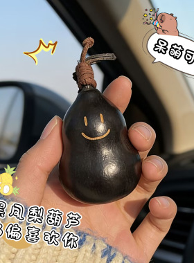 黑凤梨小富婆精挑炭烧文玩小葫芦天然精品带龙头盘玩解压手把件