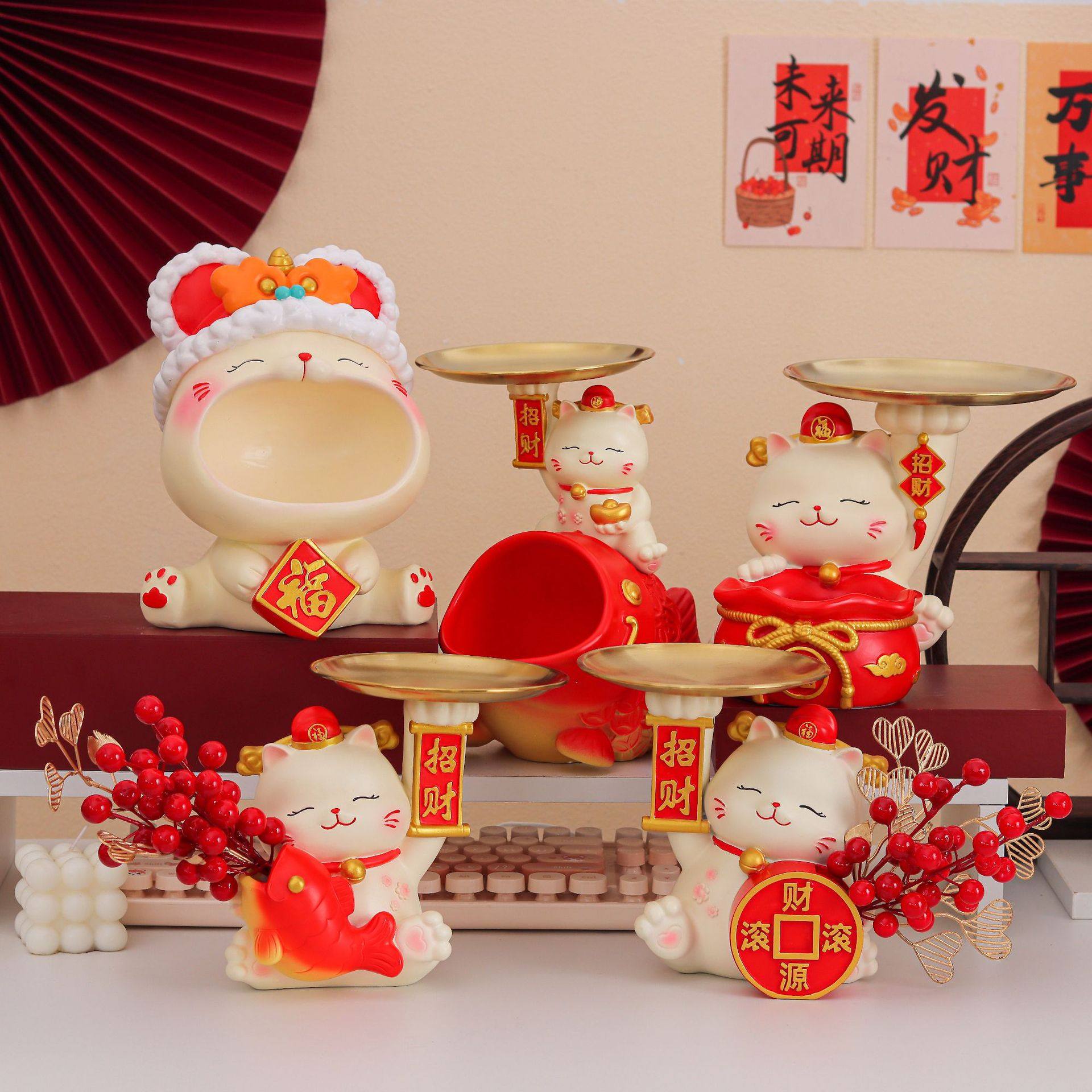 入户玄关钥匙收纳客厅家居鞋柜装饰品乔迁新居摆件装饰摆件,家居饰品,装饰摆件,淘宝优惠券,粉丝福利购,淘宝优惠卷