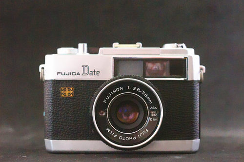 Fujifilm/富士 fujica date旁轴胶片相机复古 配件收藏装饰佳品