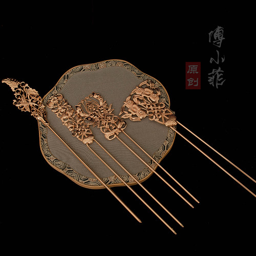 傅小菲供养人纯铜敦煌